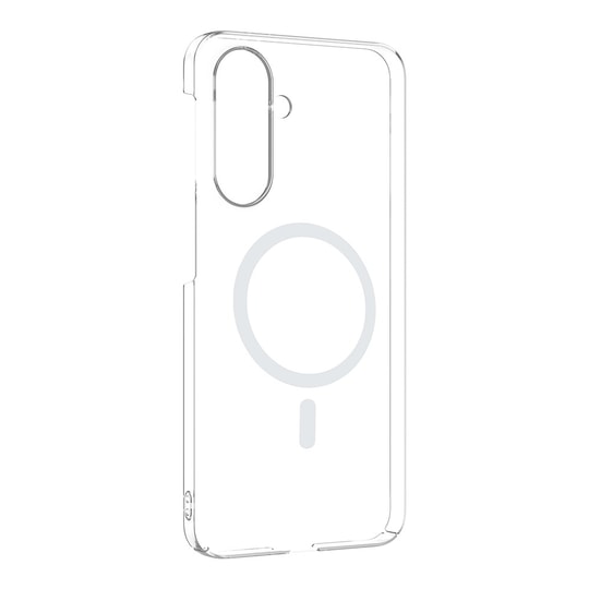 Galaxy A57 Kamera Korumalı M-Safe Şarj Özellikli Şeffaf Zore London Sert PC Kapak