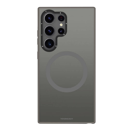 Galaxy S24 Ultra Kılıf M-safe Şarj Özellikli Çizilmeye Ve Aşınmaya Dayanıklı Youngkit Velvet Serisi Kapak