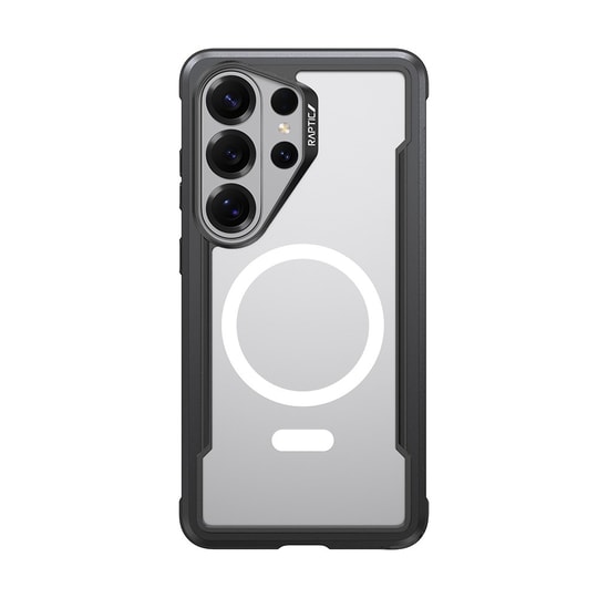 Galaxy S26 Ultra Kılıf M-safe Şarj Özellikli Airbagli Raptic Shield Serisi Şeffaf Arka Yüzey Kapak