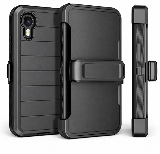 Galaxy XCover7 Kılıf Zore Double Clip Kapak