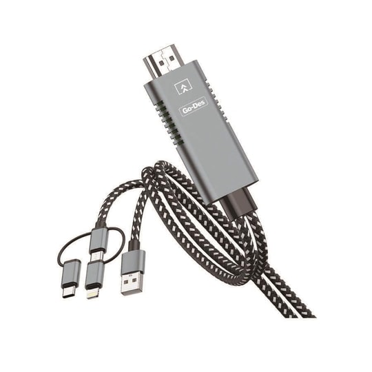 Go Des GD-8296 5 in 1 1080P HD HDMI Kablo
