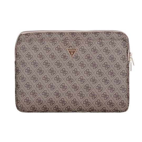 Guess Orjinal Lisanslı 4G Desenli Üçgen Logolu 14 inç Laptop Çantası
