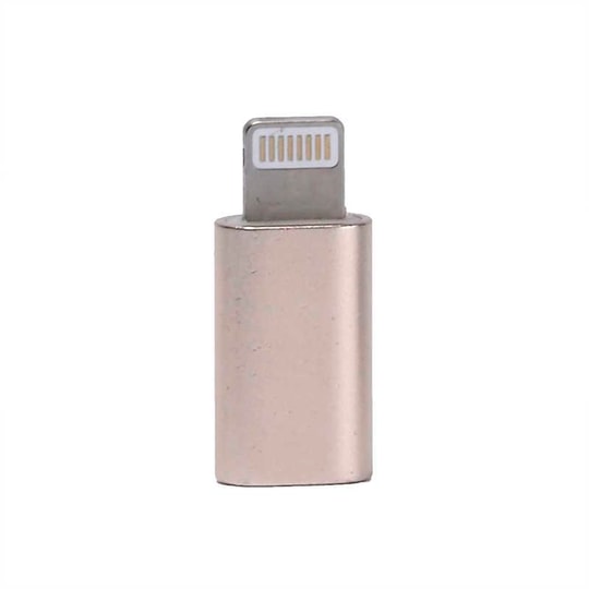 iPhone 7-8 İçin Zore Metal 01 5'li Lightning Dönüştürücü Set