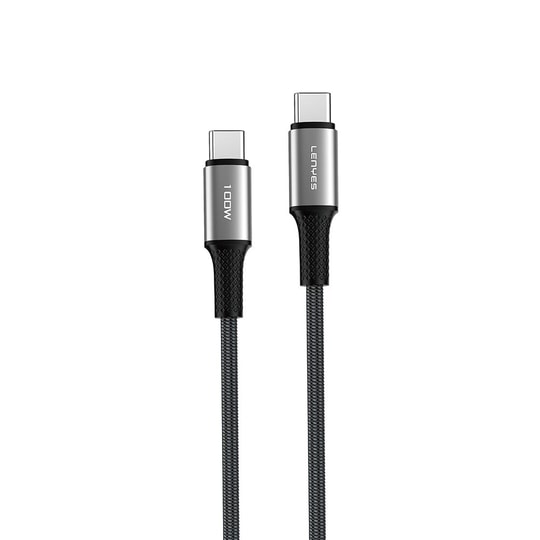 Lenyes LC561 Type-C to Type-C PD Örgü Tasarımlı Hızlı Şarj Özellikli Data ve Şarj Kablosu 100W 1M