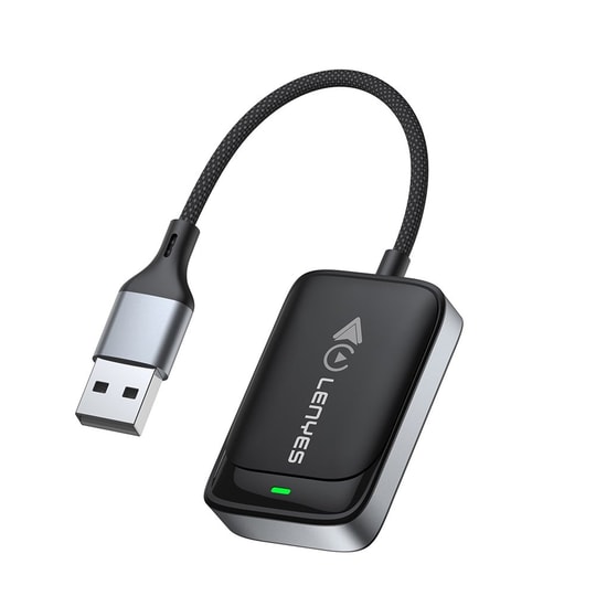 Lenyes LCP03 Android Auto Destekli CarPlay USB Bluetooth 5.0 Wireless Transmitter Adaptör