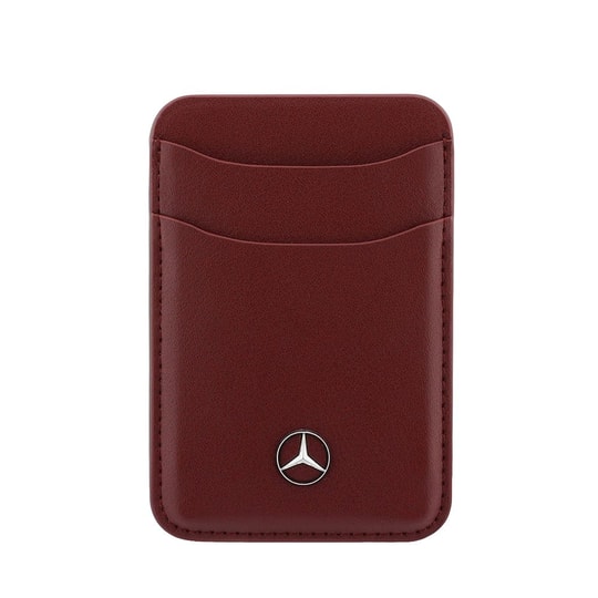 Mercedes Benz Orjinal Lisanslı Yeni Nesil 2 Hazneli Metal Logolu Deri Magnetik Kartlık