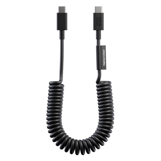 Native Union POP Serisi Type-C to Type-C Spiralli Şarj Kablosu 60W 1.2M