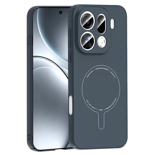 Oppo Find X9 Pro Kılıf M-Safe Şarj Özellikli Kamera Korumalı Zore Elio Sert PC Kapak