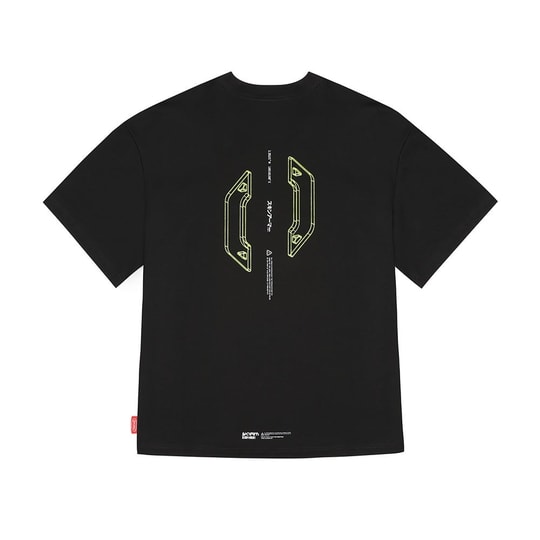 Skinarma Cypher Kısa Kollu Oversize Unisex Bisiklet Yaka Tişört
