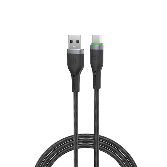 Wiwu Wi-C067 Orginlink Serisi LED Göstergeli USB-A to Type-C Hızlı Şarj Özellikli Data ve Şarj Kablosu 1M