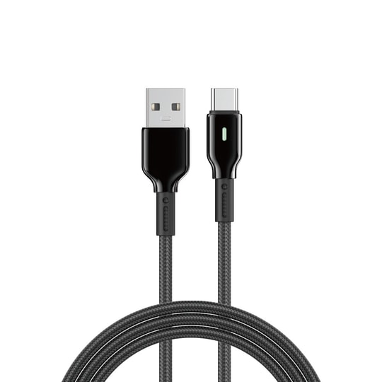 Wiwu Wi-C073 Drualink Serisi USB-A to Type-C Hızlı Şarj Özellikli Data ve Şarj Kablosu 3A 1M