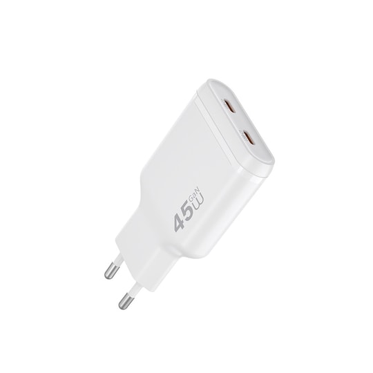 Wiwu Wi-G034 Essen Slim Serisi GaN Tech PD Hızlı Şarj Özellikli Şarj Başlığı 45W