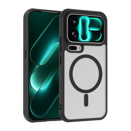 Xiaomi 18 Pro Max Kılıf M-Safe Şarj Özellikli Kamera Korumalı Zore Lunex Kapak
