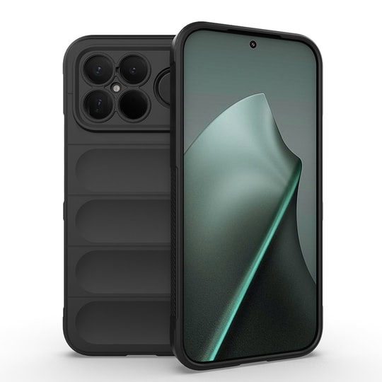 Xiaomi Poco F8 Ultra Kılıf Esnek TPU Oyuklu Arka Yüzey Tasarımlı Zore Etnik Silikon Kapak
