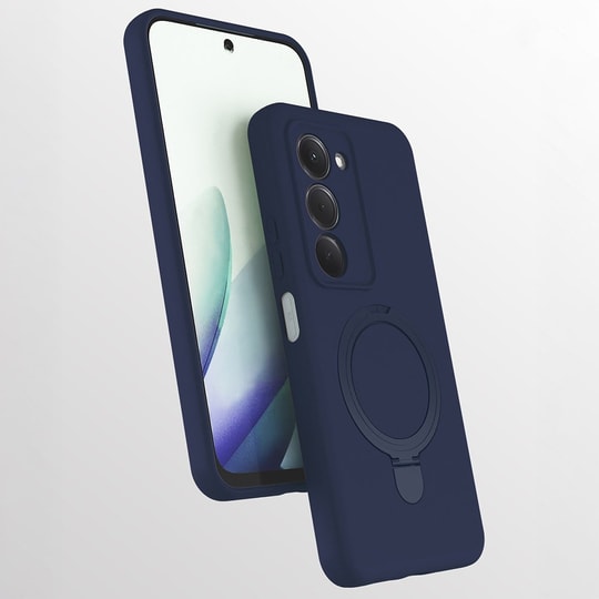 Xiaomi Redmi 15 Kılıf M-safe Şarj Özellikli Standlı Zore Samara Kapak