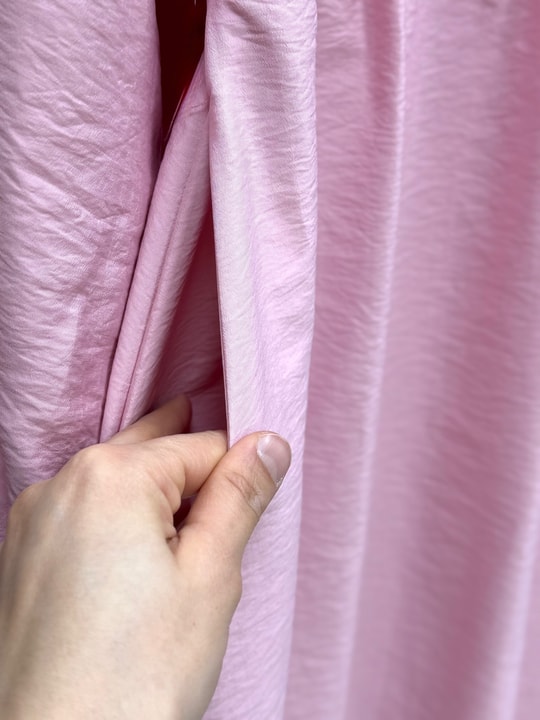 Akay Yarım Patlı Fiyonk Detay Elbise-ŞA1173 Pembe