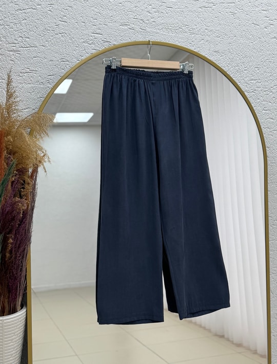 Akel Tek Cepli Gömleği Uzun Pantolonlu Takım-MF603 Lacivert