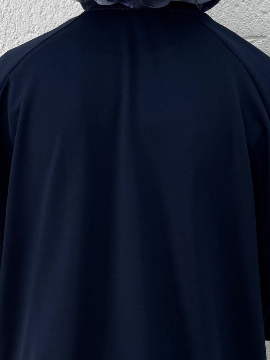 Akınay Baskı Ve Nakışlı Dikiş Detay Sweat-EU2683 Lacivert