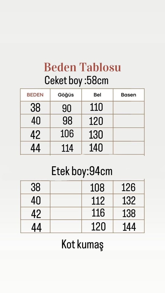 Aksa Gold Düğmeli Geniş Kol Etekli Kot Takım-FA1066 Bordo