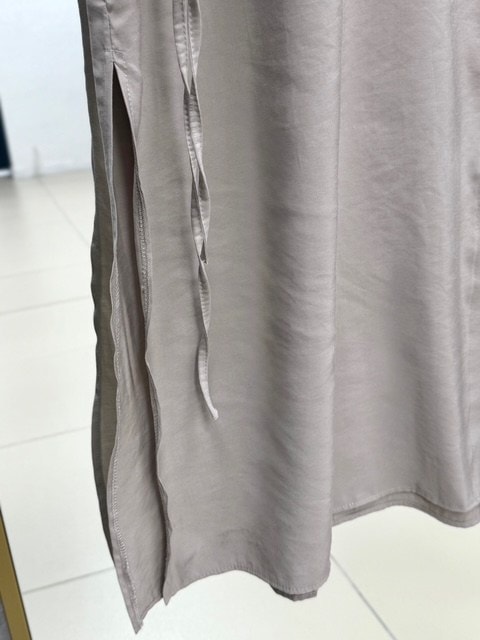 Algın Bilekleri İpli Uzun Pantolonlu Takım-EK592.4 Taş