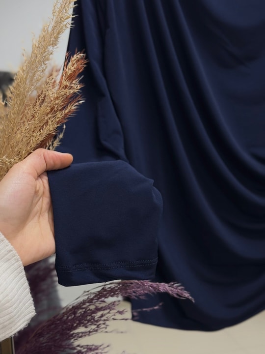 Anna Sendy Büzgülü Badi-EE538 Lacivert