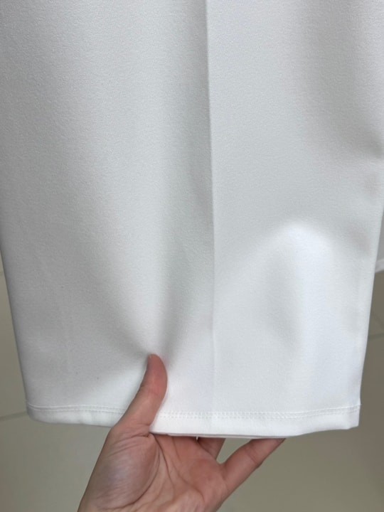 Asu Kuşaklı Bol Paça Pantolon-MT1445 Beyaz