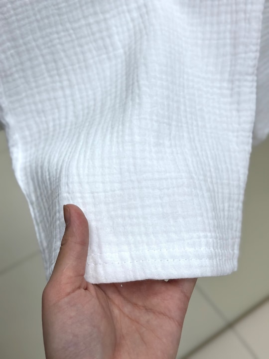 Aybanu Müslin Pantolon-MT523 Beyaz