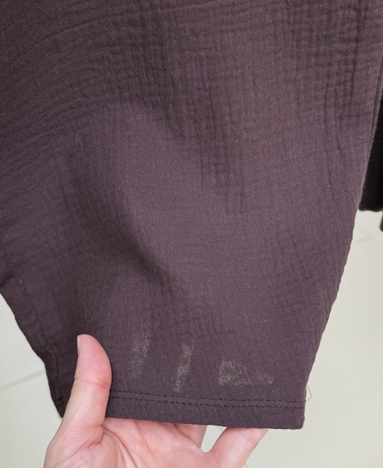 Aybanu Müslin Pantolon-MT523 Kahve