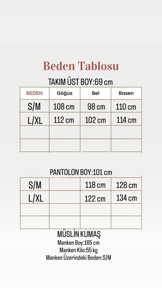Ayhan Bağlamalı Müslin Takım-AS521 Bej