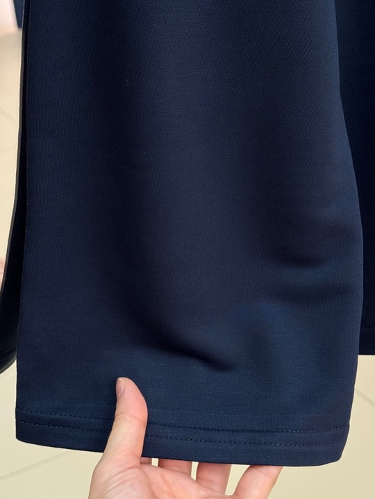 Aylira Çiçek Nakışlı Tunik-SS13252 Lacivert