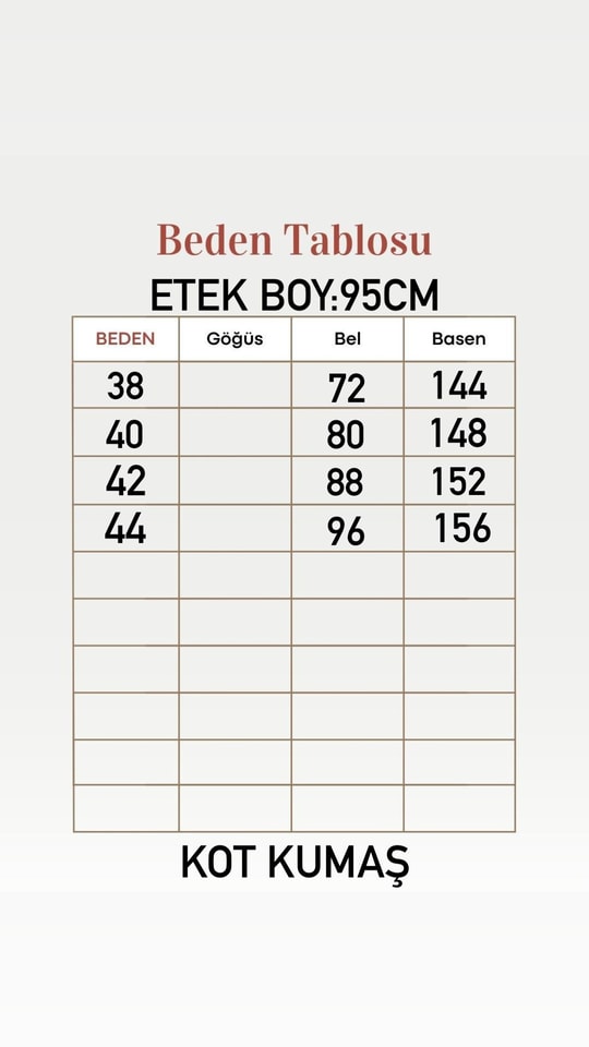 Ayza Parçalı Kot Etek-ML2133 Kot Rengi