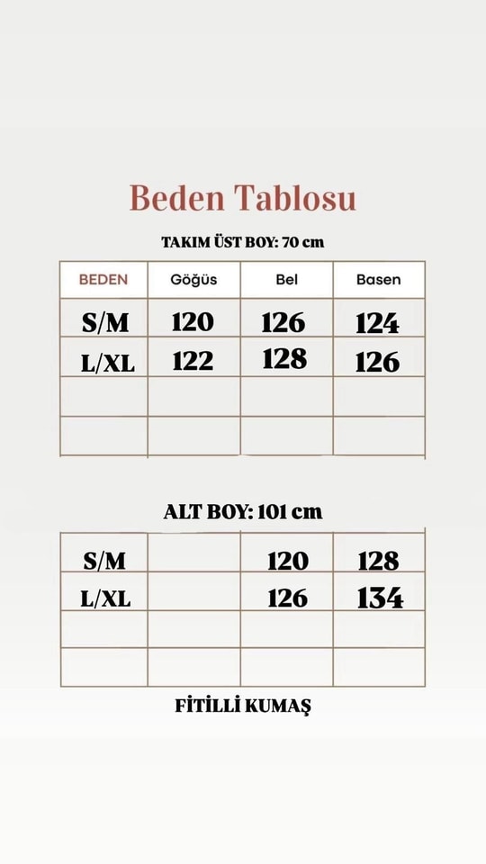 Bahara Düz Fitilli Pantolonlu Takım-AS490 Kahve