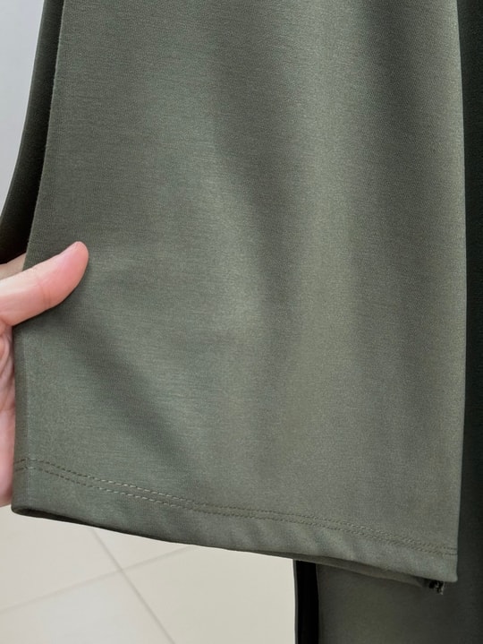 Bahargül Reglan Kol Kordunlu Tunik-MF1933 Haki