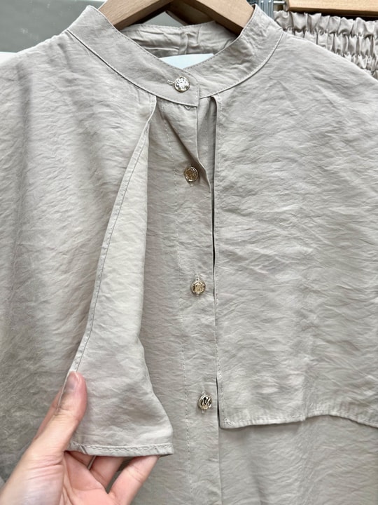 Belgin Bolerolu Tuniği Uzun Pantolonlu Modal Takım-ZŞ7078 Taş