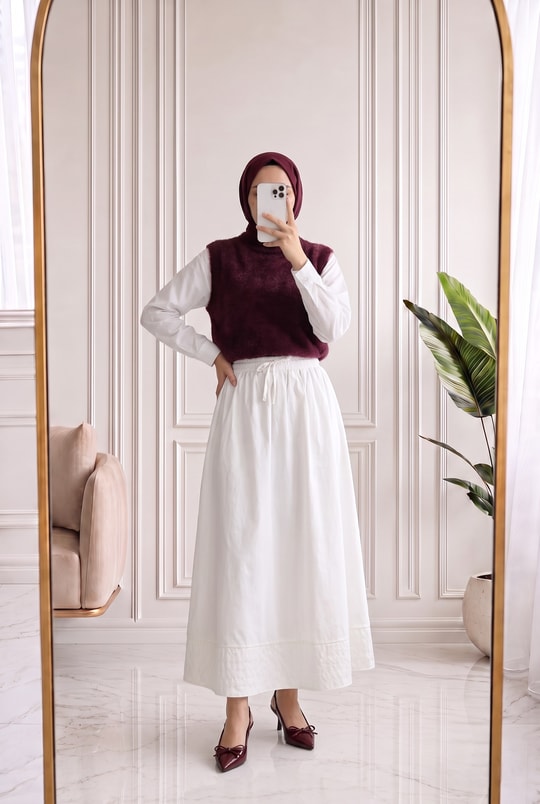 Belsira Sakallı Süveter-MF26702 Mürdüm