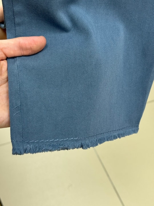 Bemona Çift Cepli Paça Püsküllü Gabardin Pantolon-MA5284 İndigo