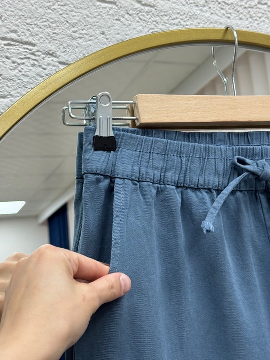Bemona Çift Cepli Paça Püsküllü Gabardin Pantolon-MA5284 İndigo