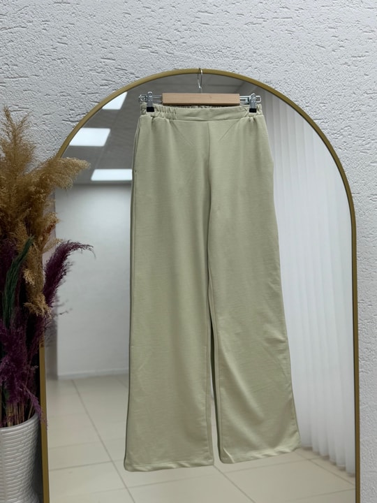 Bemyla Balıkçı Yaka Fermuarlı Şeritli Pantolonlu Takım-EU3048 Mint