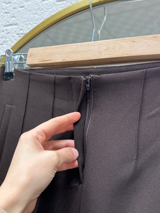Beren Gizli Cepli Pantolon-MT1508 Kahve