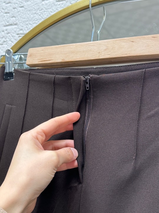 Beren Gizli Cepli Pantolon-MT1508 Kahve