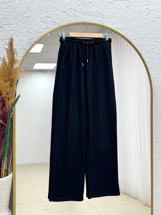 Bora Oversize İkili Pantolonlu Takım-CI2547 Siyah