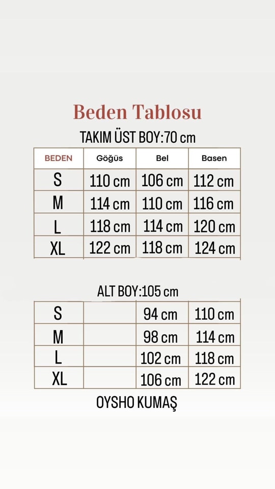Bora Oversize İkili Pantolonlu Takım-CI2547 Kahve