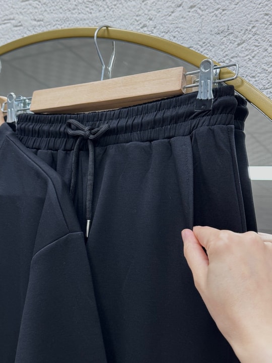 Bora Oversize İkili Pantolonlu Takım-CI2547 Siyah