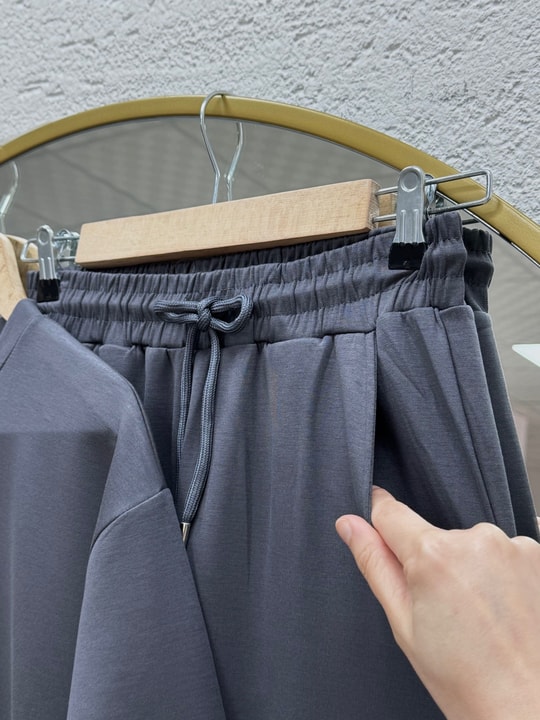Bora Oversize İkili Pantolonlu Takım-CI2547 Antrasit