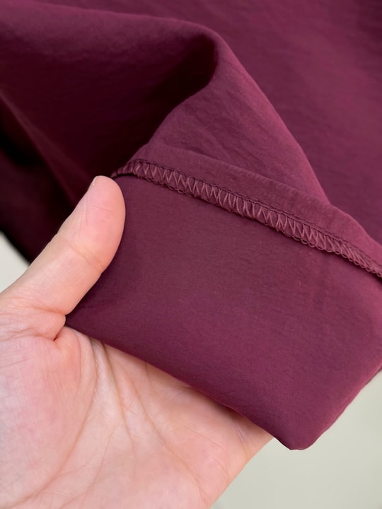 Buğlem Çift Cepli Parçalı Etek-BY5036.1 Bordo