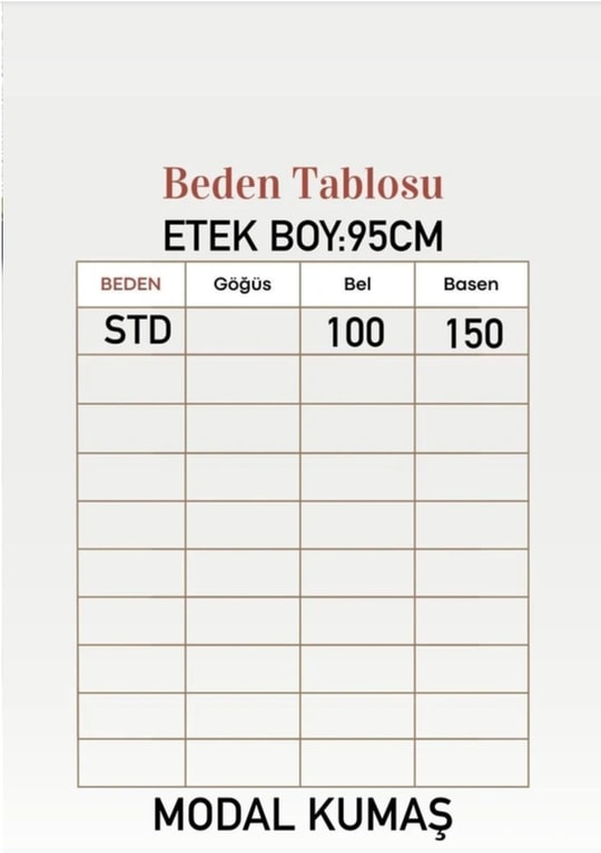 Buğlem Çift Cepli Parçalı Etek-BY5036.1 Kahve