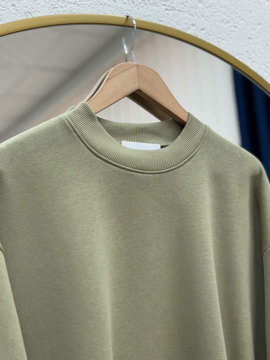 Capilia Üç İplik Düz Sweat-NL308 Mint