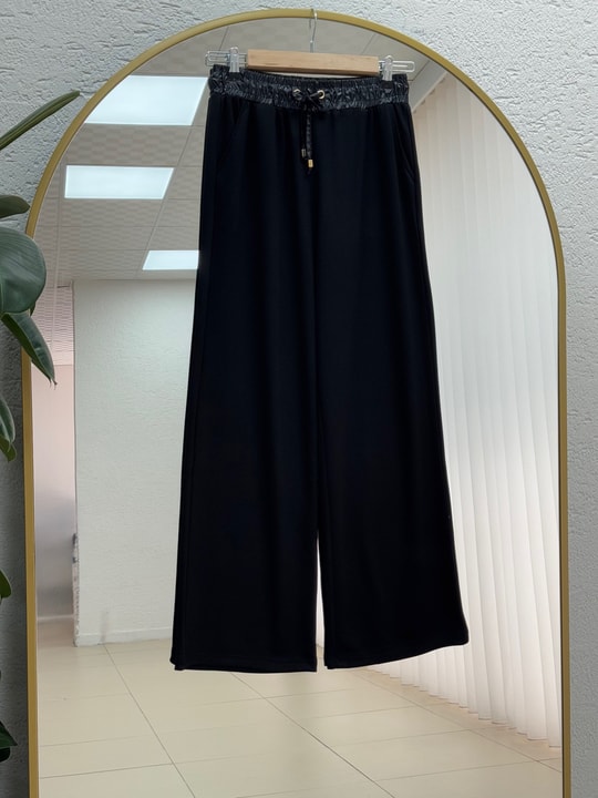 Celisa Yanları Parlak Garnili Yelekli Takım-EU3063 Siyah