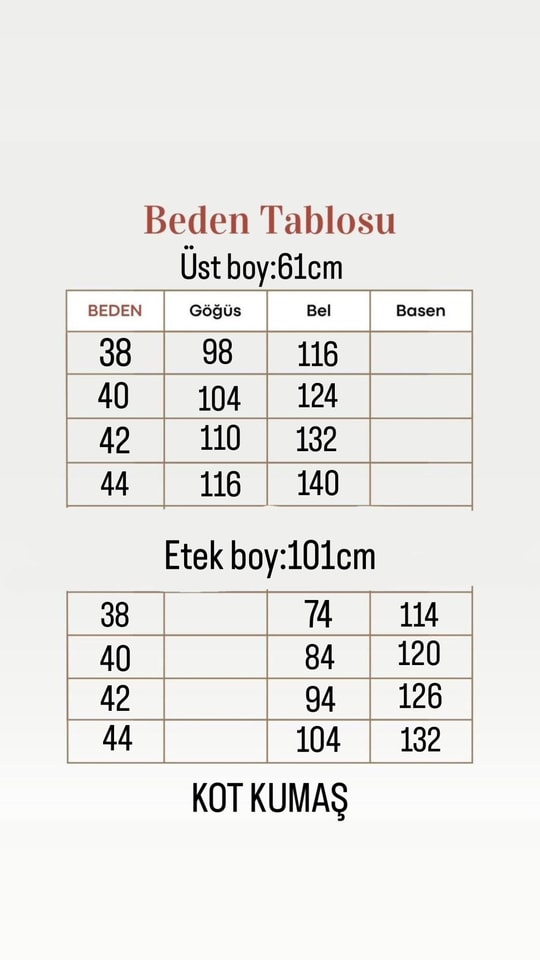 Çimen Yakası Bağlamalı Eteği Parçalı Kot Takım-ML2132 Mavi