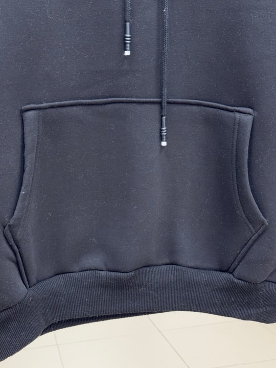 Delora Boston Yazılı Kapşonlu 3 İp Sweat-CI9852 Siyah